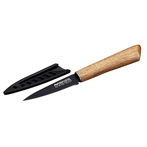 NIROSTA Küchenmesser  Flow Fair schwarz, Klinge: 8,5 cm, 1 St.