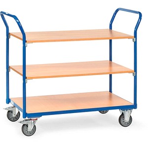 fetra Tischwagen 1800 blau 50,0 x 103,0 x 102,0 cm