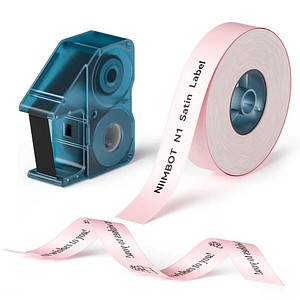 NIIMBOT Endlosetikett für Etikettendrucker weiß, 14,0 mm x 5,1 m, 1 Rollen