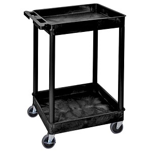 LUXOR Etagenwagen schwarz 61,0 x 46,0 x 95,0 cm