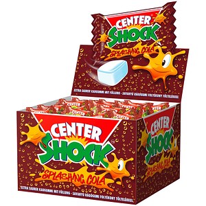 CENTER™ SHOCK SPLASHING COLA Kaugummis, 100 St.