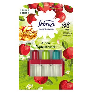 febreze Raumduft-Nachfüller Alpen Apfelstrudel fruchtig 20,0 ml, 3 St.