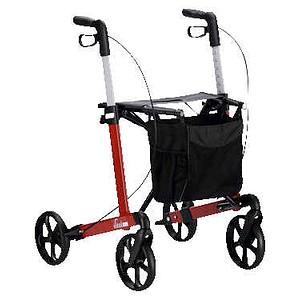 RUSSKA Rollator vital classic 11448008 rot, schwarz, 1 St.