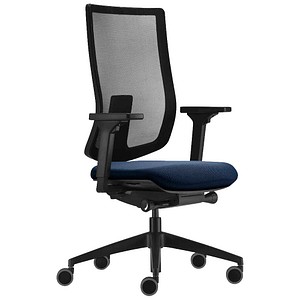 sedus Bürostuhl se:do pro light 2, AP-896/011 Stoff blau, Gestell schwarz