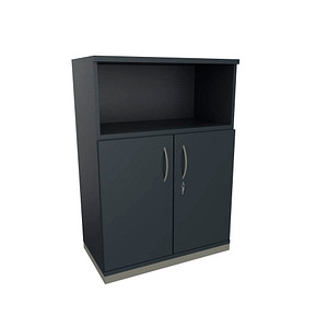 fm Regalschrank Sidney, 4260649687024 lavagrau 80,0 x 44,2 x 113,3 cm, 1 St.