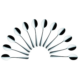 solex® Espressolöffel Baguette silber, 12 St.