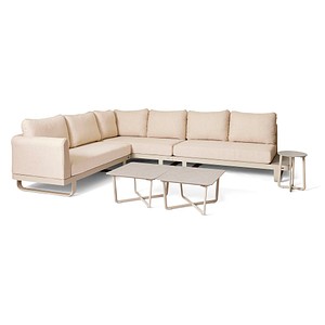 barths Loungegruppe Fellow sand Metall, 13-teilig