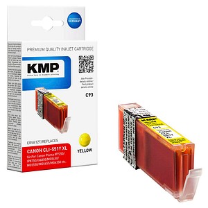KMP C93 gelb Tintenpatrone ersetzt Canon CLI-551 XL Y KMP C93 gelb Tintenpatrone ersetzt Canon CLI-551 XL Y