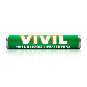 VIVIL® Pfefferminz mit Zucker Bonbons 28,0 g, 1 Rolle