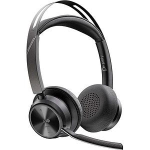 poly VoyagerFocus 2 UC Bluetooth-Headset schwarz