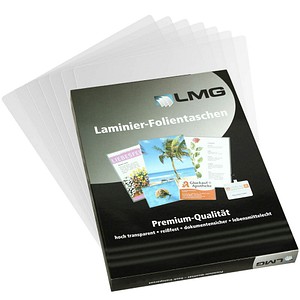 LMG Laminierfolien glänzend für Kleinformat 125 micron, 100 St.