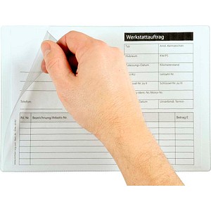 EICHNER Sichttaschen DIN A5 quer transparent glatt 5,0 mm, 5 St.