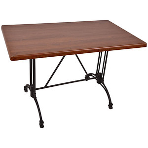 Garden Pleasure MORENA Bistrotisch rechteckig Spanplatte dunkelbraun 110,0 x 70,0 x 74,0 cm, 1 St.