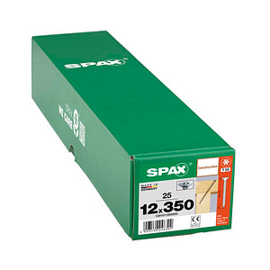 SPAX® Holzbauschrauben T50 Senkkopf WIROX 350mm  x 12 mm, 25 St.