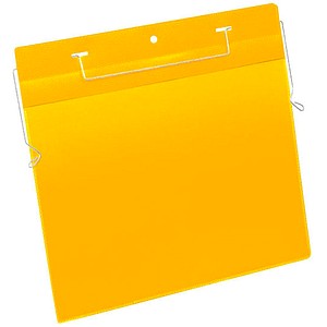 50 DURABLE Drahtbügeltaschen gelb 31,1 x 28,0 cm