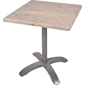 Garden Pleasure PICOS Bistrotisch quadratisch Spanplatte hellbraun 70,0 x 70,0 x 74,0 cm, 1 St.