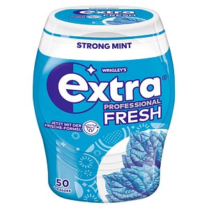 extra® PROFESSIONAL FRESH STRONG MINT Kaugummis 50 Dragees, 1 St.