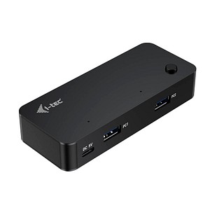 i-tec® USB-Hub Universal KVM 4-fach schwarz