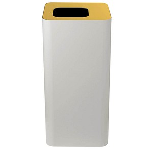 TKG Pure Mülleimer 100,0 l weiß, gelb, 1 St.