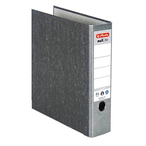 herlitz maX.file nature Ordner grau marmoriert Karton 8,0 cm DIN A4 herlitz maX.file nature Ordner grau marmoriert Karton 8,0 cm DIN A4