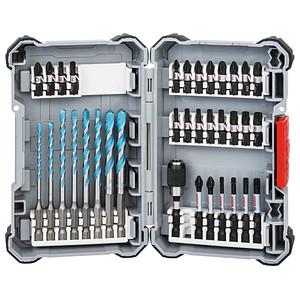 BOSCH Impact Control Multi Construction Bohrer- und Bit-Set, 35-teilig