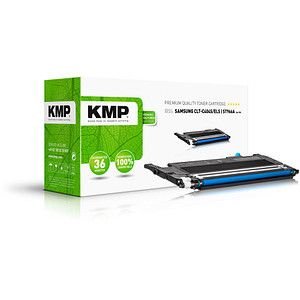 KMP SA-T90  cyan Toner kompatibel zu SAMSUNG CLT-C404S (ST966A)