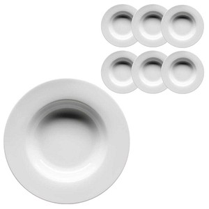 MÄSER Suppenteller MODESTA weiß Ø 22,0 cm, 6 St.