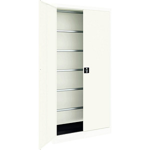 mauser Stahlschrank BF 4 PLZ  - 9010/9010 reinweiß keine Fachböden 95,0 x 42,0 x 195,0 cm, aufgebaut, 1 St.