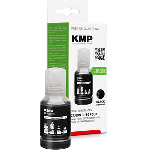 KMP  schwarz Tintenflasche kompatibel zu Canon GI50PGBK