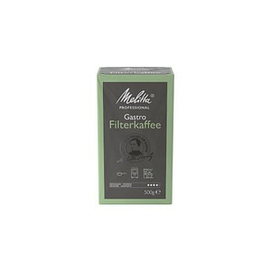 Melitta Gastro würzig Kaffee, gemahlen, Robustabohnen kräftig, 500 g