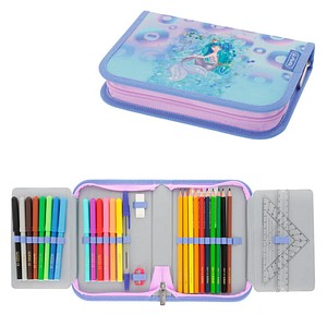 herlitz Federmäppchen befüllt Mystic Mermaid Motiv 31-teilig, 20,5 x 14,0 cm