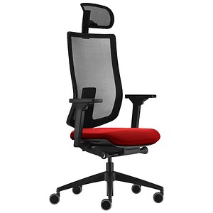 sedus Bürostuhl se:do pro light 2, AP-896/016 Stoff rot, Gestell schwarz