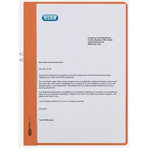 ELBA Klemmhefter orange, 50 St.