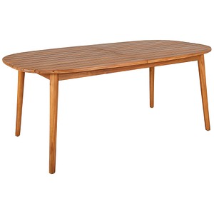 barths Gartentisch Siena akazie  rechteckig abgerundet 180,0 - 240,0 x 100,0 x 75,0 cm