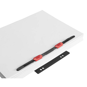 HASenPfeil ® 1 Heftstreifen für 500 Blatt schwarz Kunststoff, 20 St.