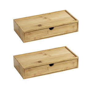 WENKO Terra Ordnungsboxen braun 28,0 x 14,0 x 6,0 cm, 2 St.