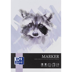 OXFORD Zeichenblock Marker DIN A4 180 g/m², 15 Blatt, 1 St.