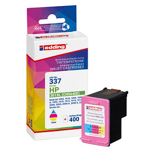 edding EDD-337 color Druckerpatrone kompatibel zu HP 301XL (CH564EE)