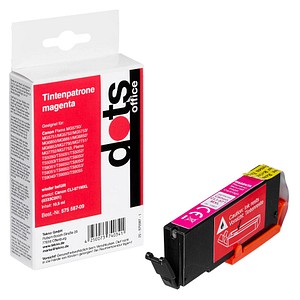 dots  magenta Druckerpatrone kompatibel zu Canon CLI-571 XL M