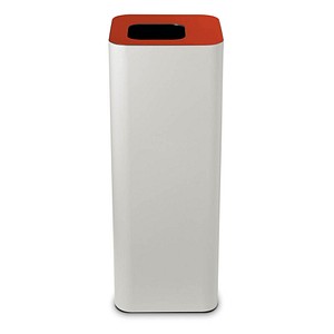 TKG Pure Mülleimer 60,0 l weiß, rot, 1 St.