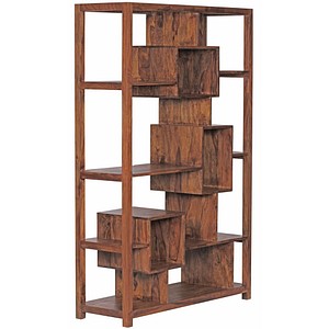WOHNLING Bücherregal sheesham 115,0 x 40,0 x 180,0 cm, 1 St.