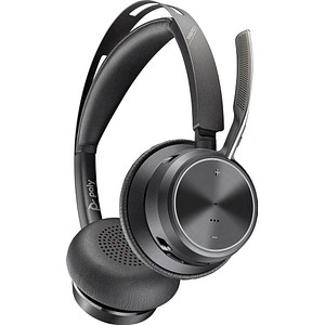 poly VoyagerFocus 2 UC Bluetooth-Headset schwarz