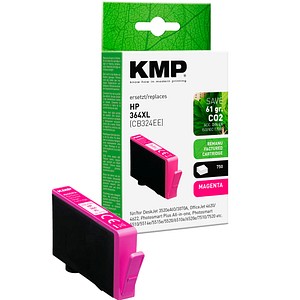 KMP  magenta Druckerpatrone kompatibel zu HP 364XL (CB324EE)