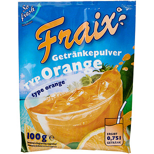 Orange Getränkepulver 25x 100,0 g