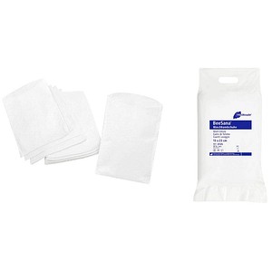 Meditrade® unisex Einmalwaschlappen BeeSana® weiß, 50 St.