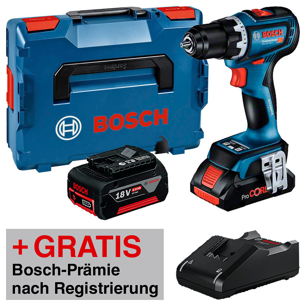 AKTION BOSCH Professional GSR 18V90 C AkkuBohrschrauberSet 18,0 V