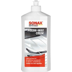 SONAX Polish+Wax Color weiß Autopolitur 500 ml, 1 St.