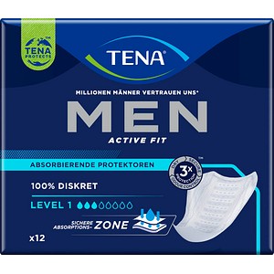 TENA Slipeinlagen MEN ACTIVE FIT LEVEL 1, 12 St.