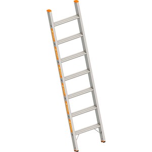 Layher Anlegeleiter TOPIC 1042 silber 7 Stufen, H: 190,0 cm