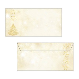 SIGEL Weihnachtsbriefumschläge Graceful Christmas DIN lang ohne Fenster, 50 St.